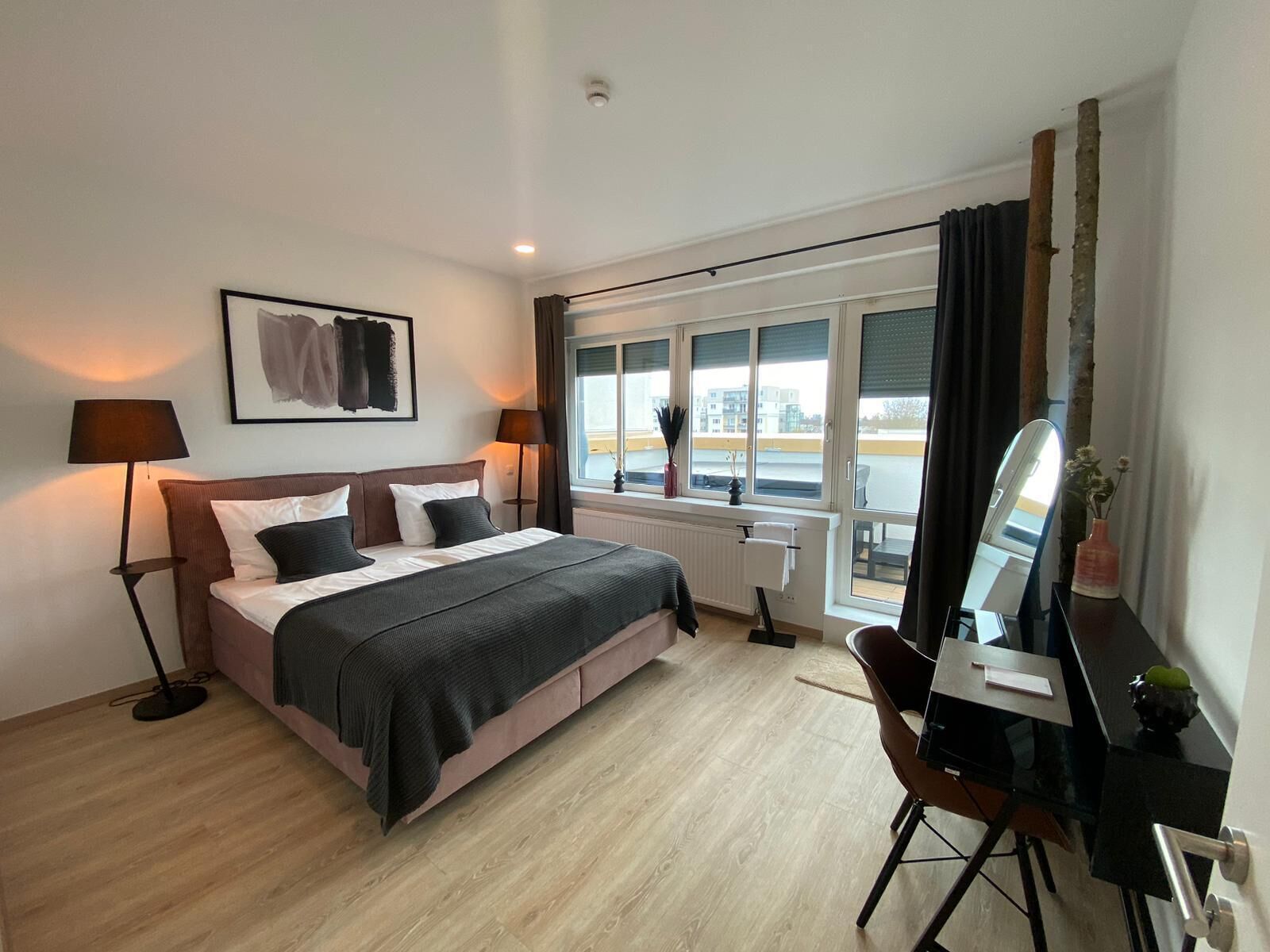 Executive Woodpecker Suite | Sábanas italianas Frette y ropa de cama de alta calidad 
