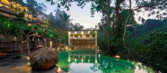 A Balinese Resort Surrounded with Lush Greenery with Stunning View
