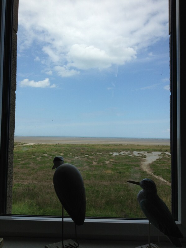 Interior - House sea frond with views across the Mont Saint Michel bay (Cherrueix)