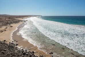 Na praia