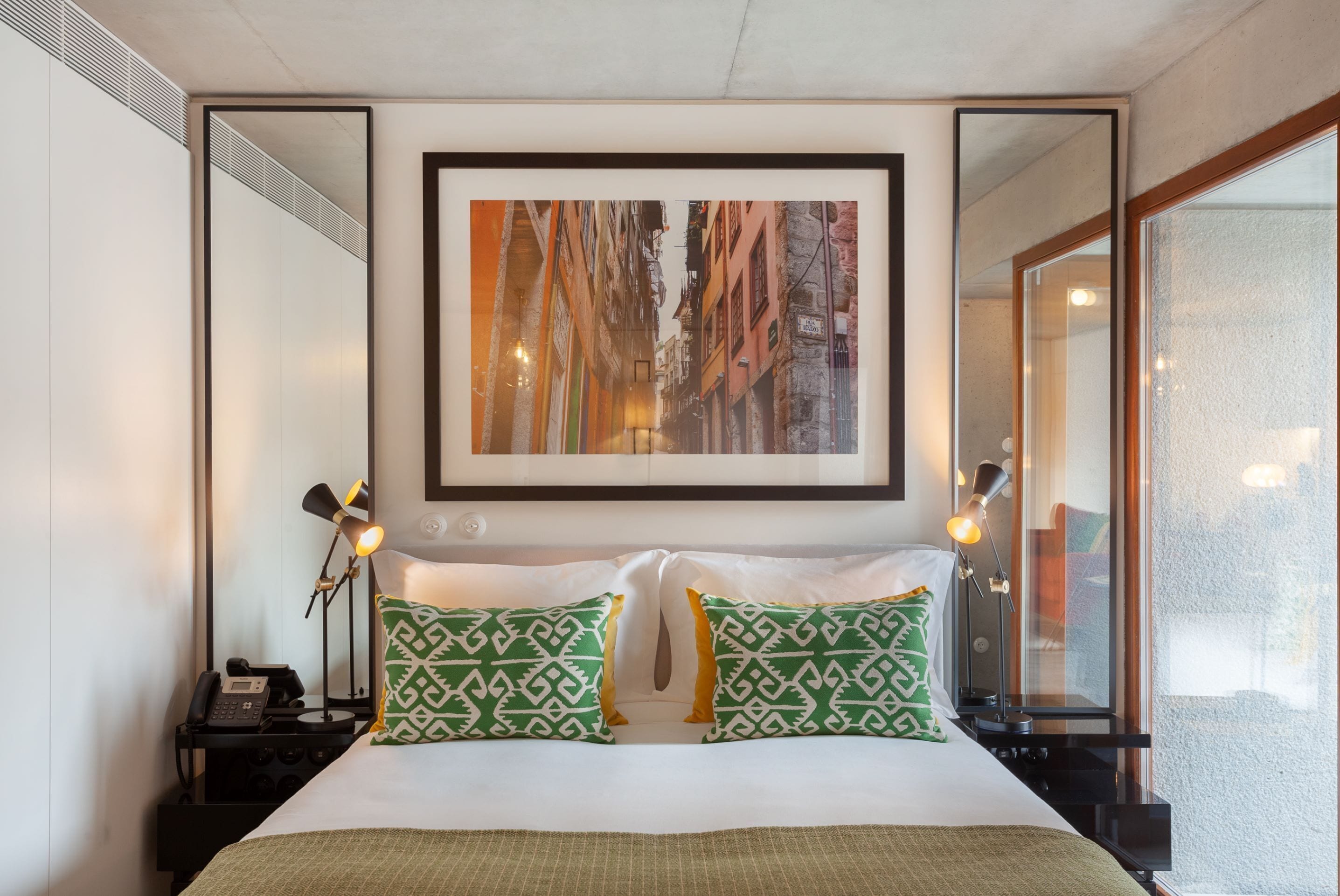 Draps en coton égyptien, literie de qualité supérieure, minibar