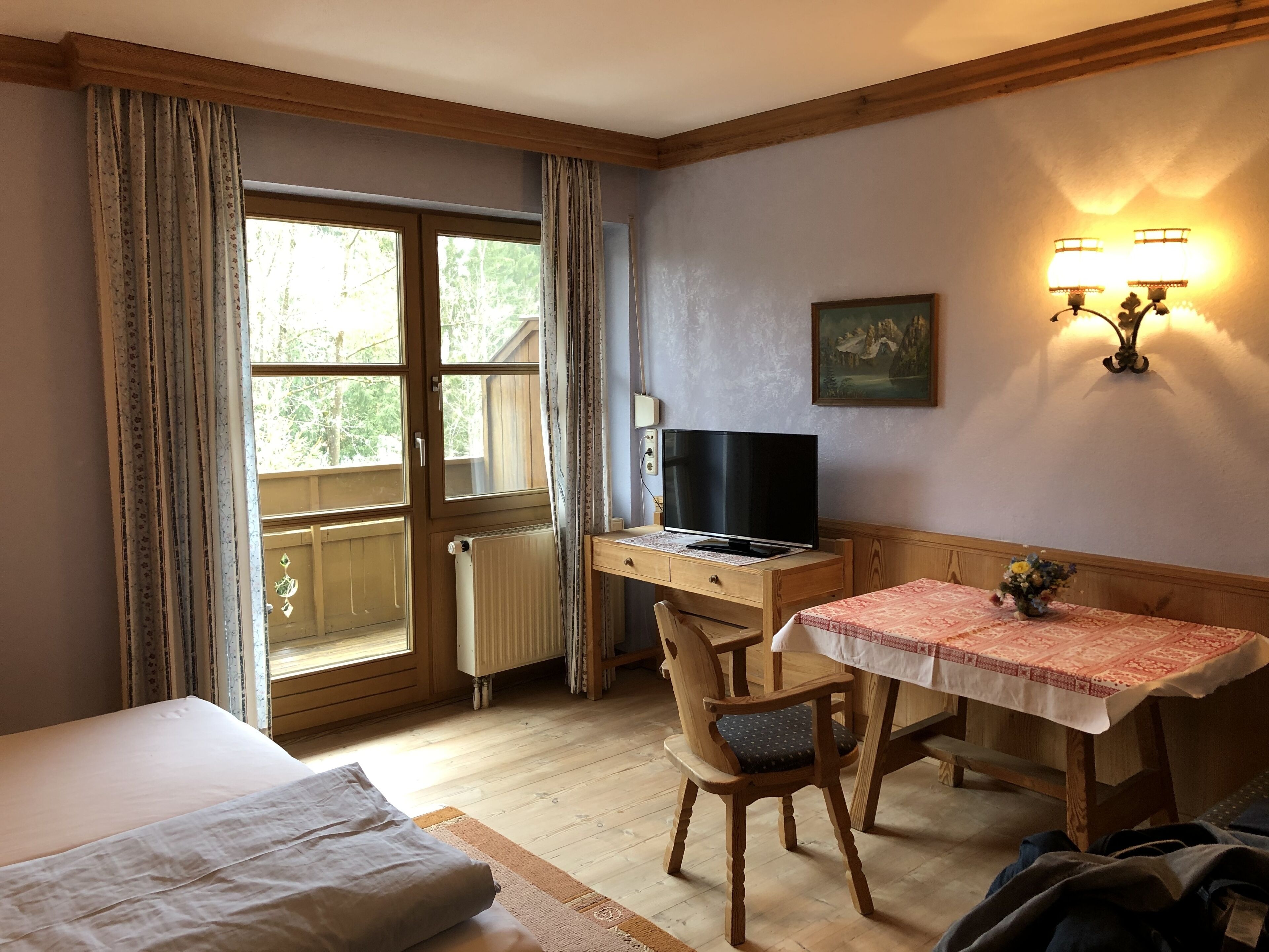 Doppelzimmer | Wohnbereich | Flachbildfernseher