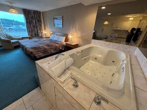 Habitación ejecutiva, 1 cama King size (Jacuzzi) | Tina de hidromasaje