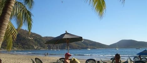 On the beach