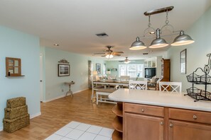 Interior - 🍹🌞 Cottage Paradise! 2BR/2BA, Pets Welcome, TV, Wi-Fi (Sebastian)