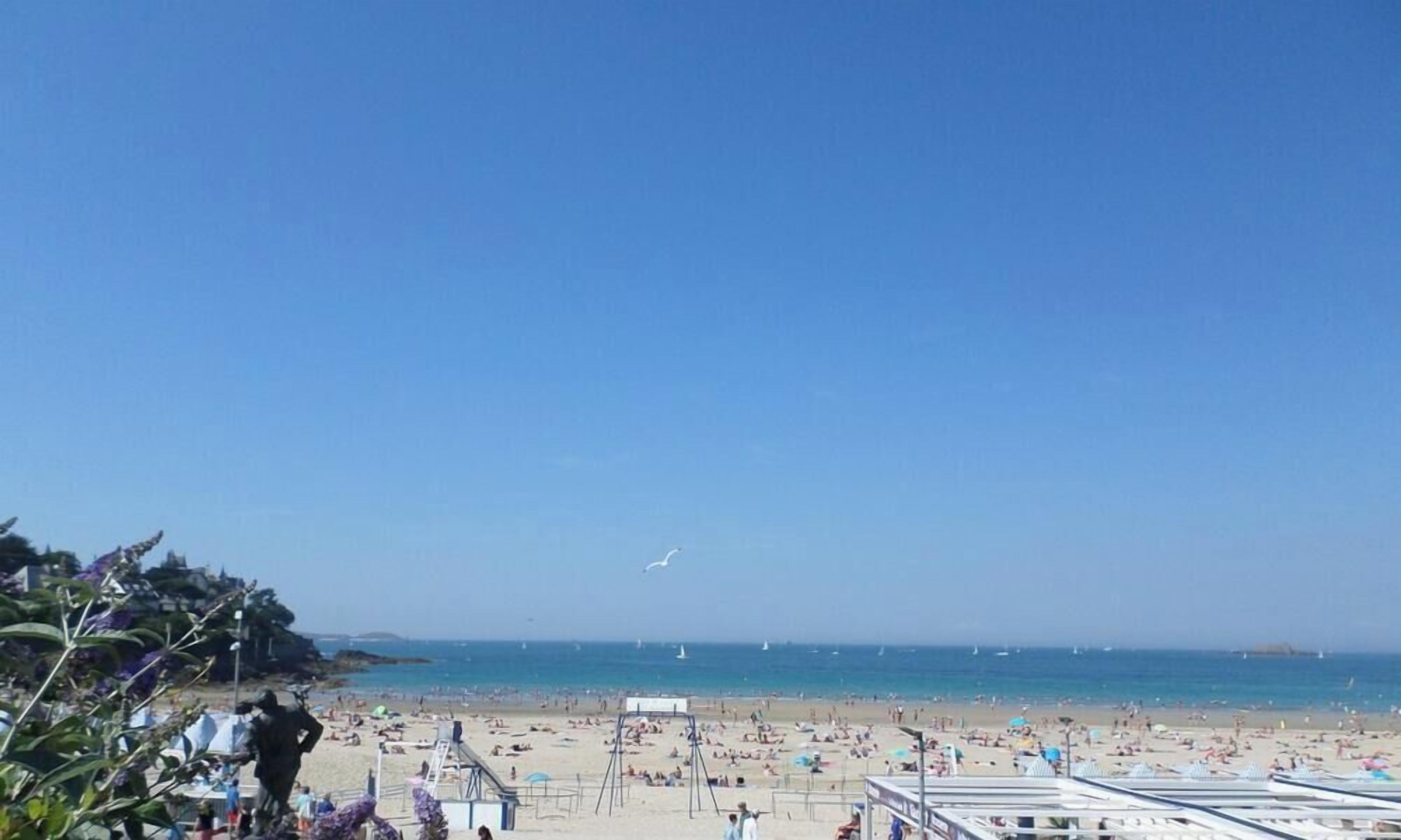 On the beach