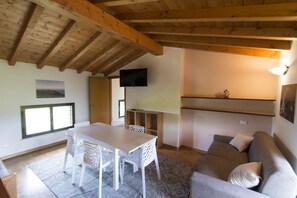 Fernseher, Kamin