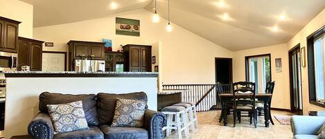 スマートテレビ、暖炉、テレビゲーム、Netflix