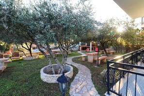 Terrace/patio - Apartments Trstenica-One Bedroom Apartment with Terrace (Orebic)