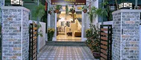 Façade de l’hébergement