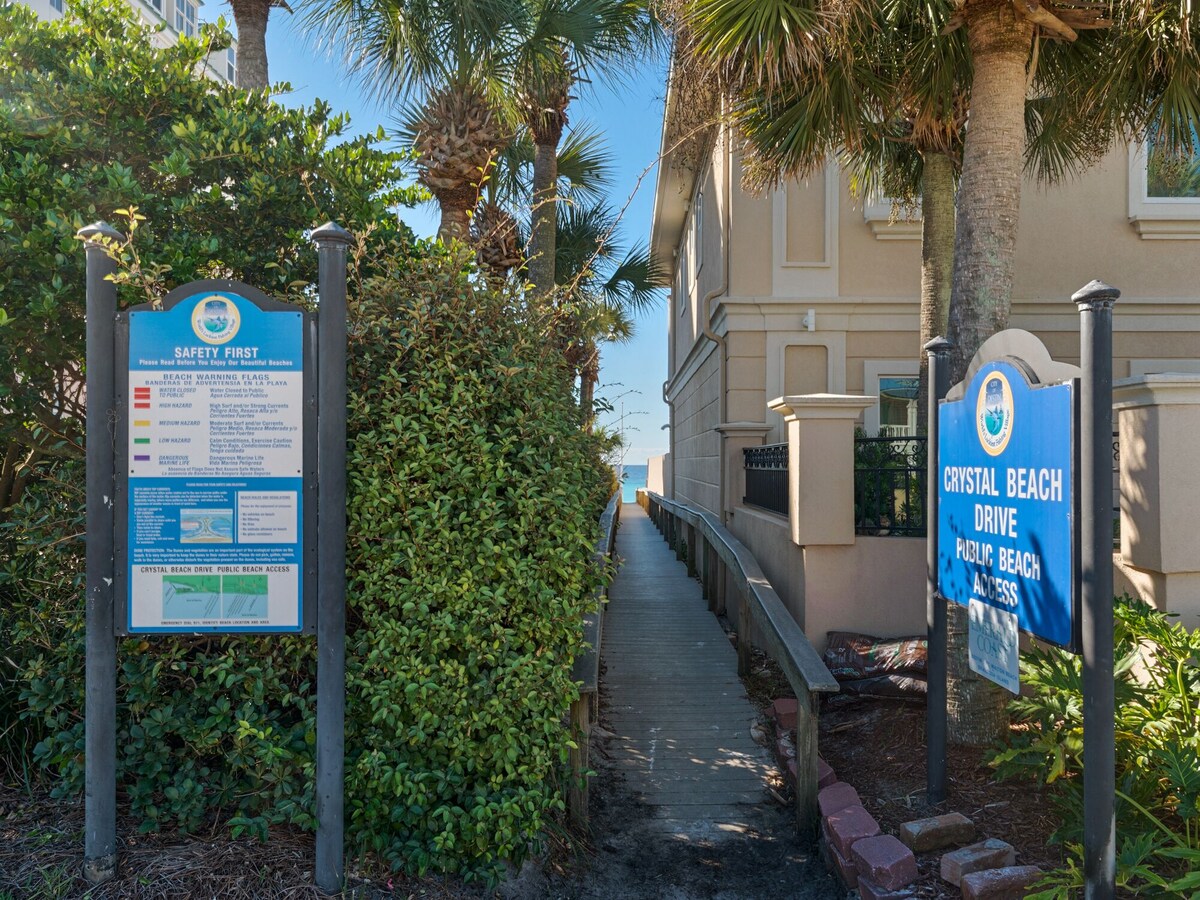 Photo 46 of Private home in prestigious Crystal Beach. Steps to beach and Pool!!