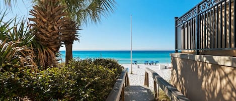 Una spiaggia nelle vicinanze