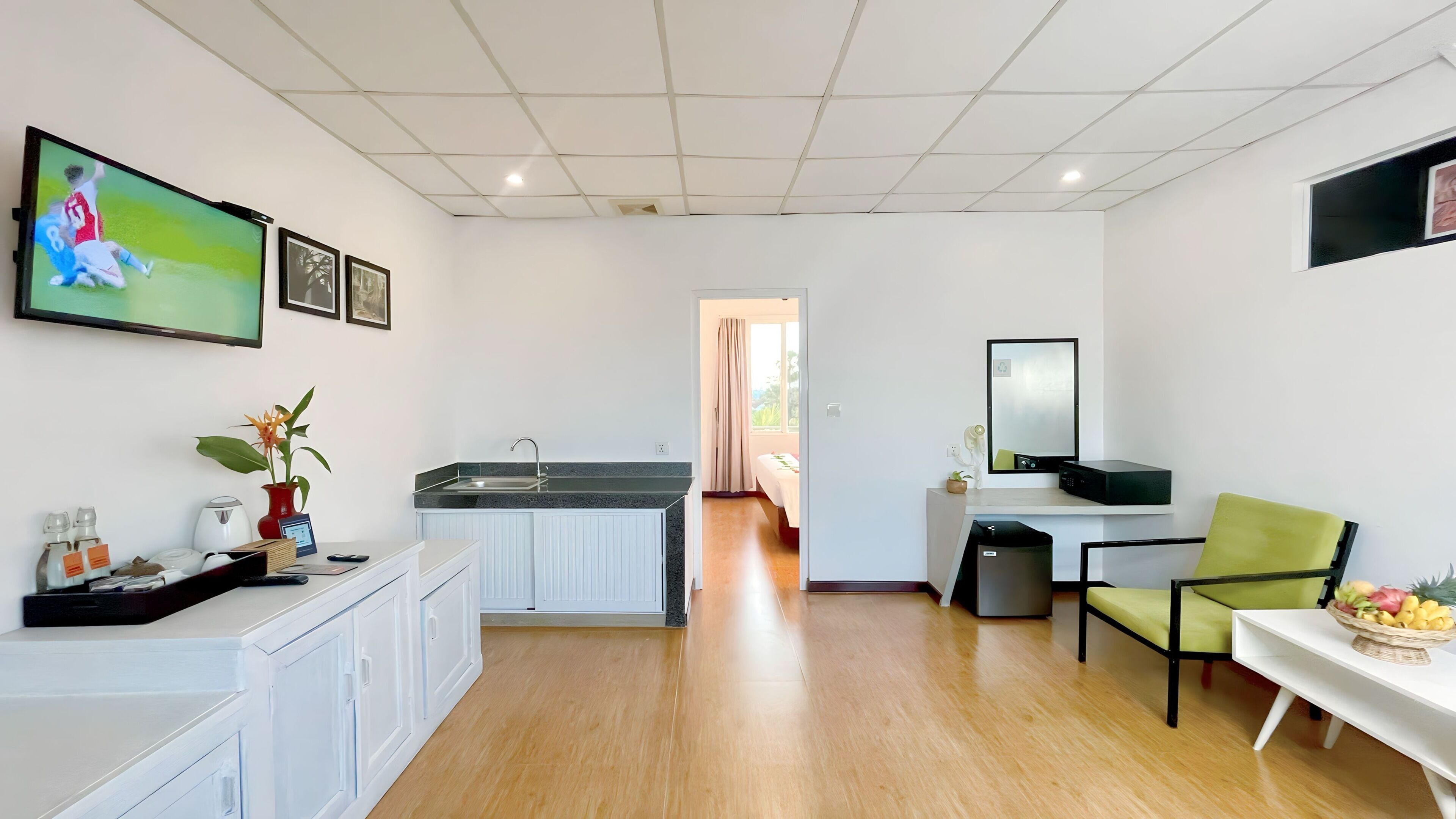 Deluxe-Doppelzimmer, Stadtblick | Wohnbereich