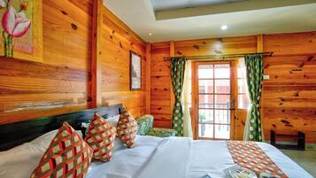 Casa de campo superluxo | 1 quarto, roupa de cama