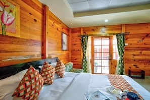 Wooden Cottage | 1 bedroom, bed sheets