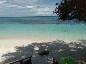 私家海滩、白沙