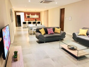 Executive-Apartment, 3 Schlafzimmer | Wohnzimmer