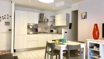 Microwave, oven, dishwasher, toaster