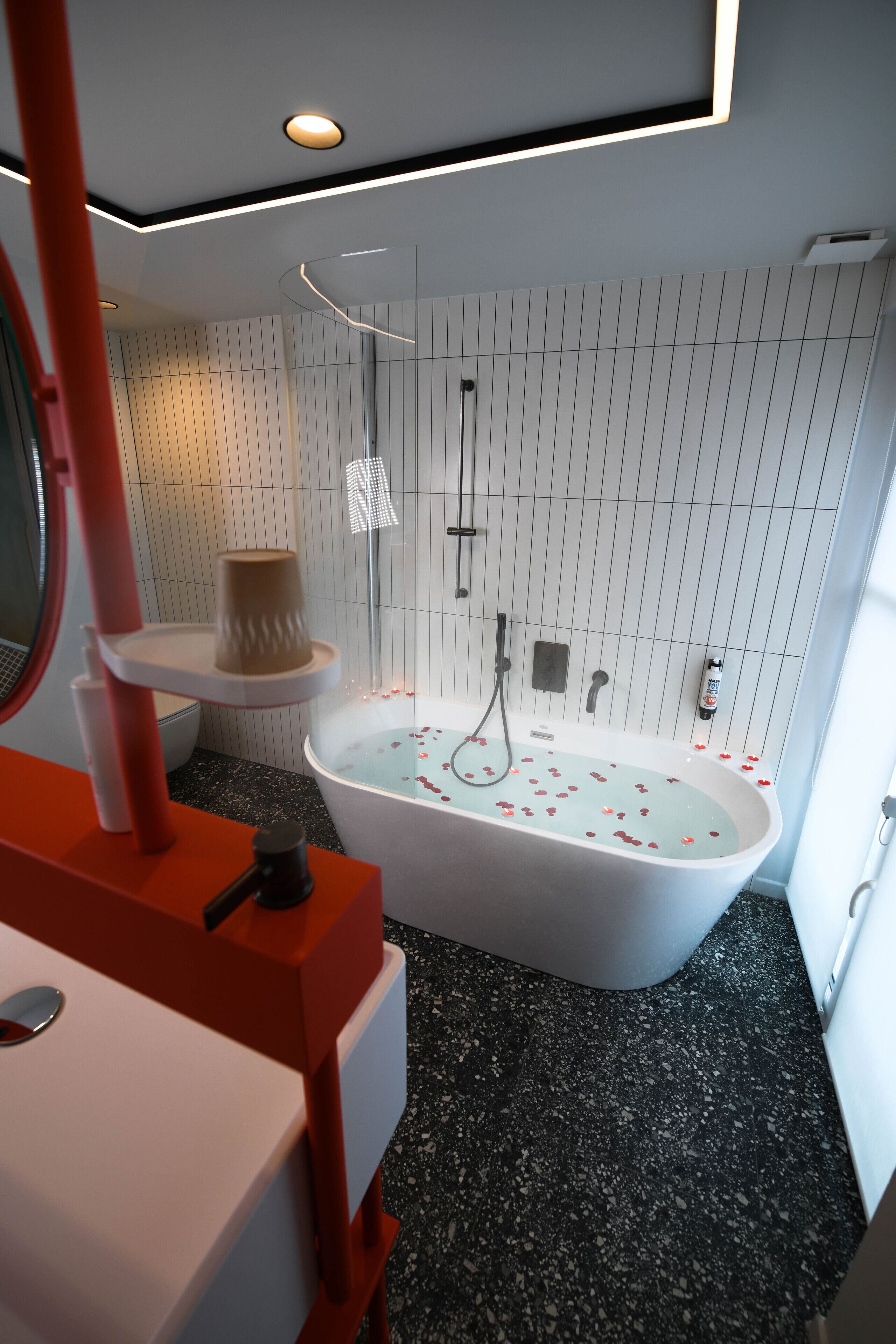 signature suite | 1 bedroom, premium bedding, laptop workspace, blackout curtains