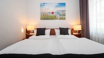 2 Schlafzimmer, Reisekinderbett, WLAN, Bettwäsche