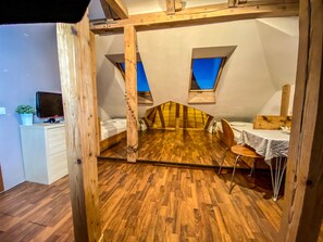 1 makuuhuone, silitysrauta/-lauta, Wi-Fi