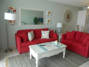 Condo, 1 Bedroom | Living room | 30-inch flat-screen TV with cable channels, TV - 1205 Waters Edge Resort 1 Bedroom Condo by Redawning (Murrells Inlet)