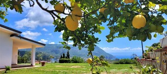 Villa Faro with panoramic garden and barbecue. 350m from the sea