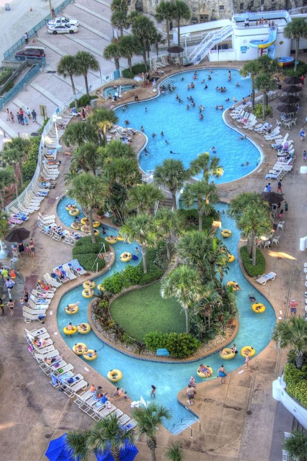 Indoor pool, outdoor pool