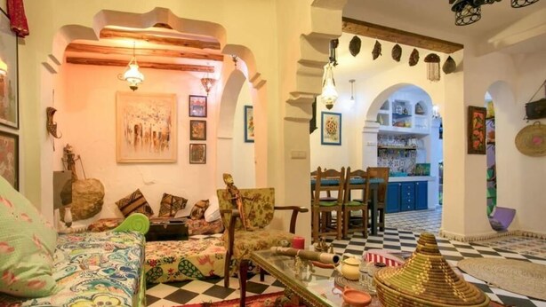 Unclassified image, 1 of 28, button - Afra House (Chefchaouen)