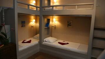 Dortoir Partagé Standard, hommes uniquement (8 beds) | Bureau, fer et planche à repasser, Wi-Fi gratuit, draps fournis