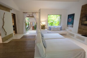 Casa romântica (Espelho) | Sala de estar | TV de tela plana