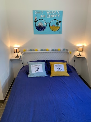 2 chambres, fer et planche à repasser, lit parapluie, Wi-Fi gratuit