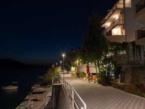 Front of property – evening/night