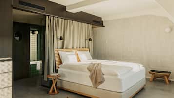 Terrace Suite | 1 slaapkamer, hypoallergeen beddengoed, een kluis op de kamer