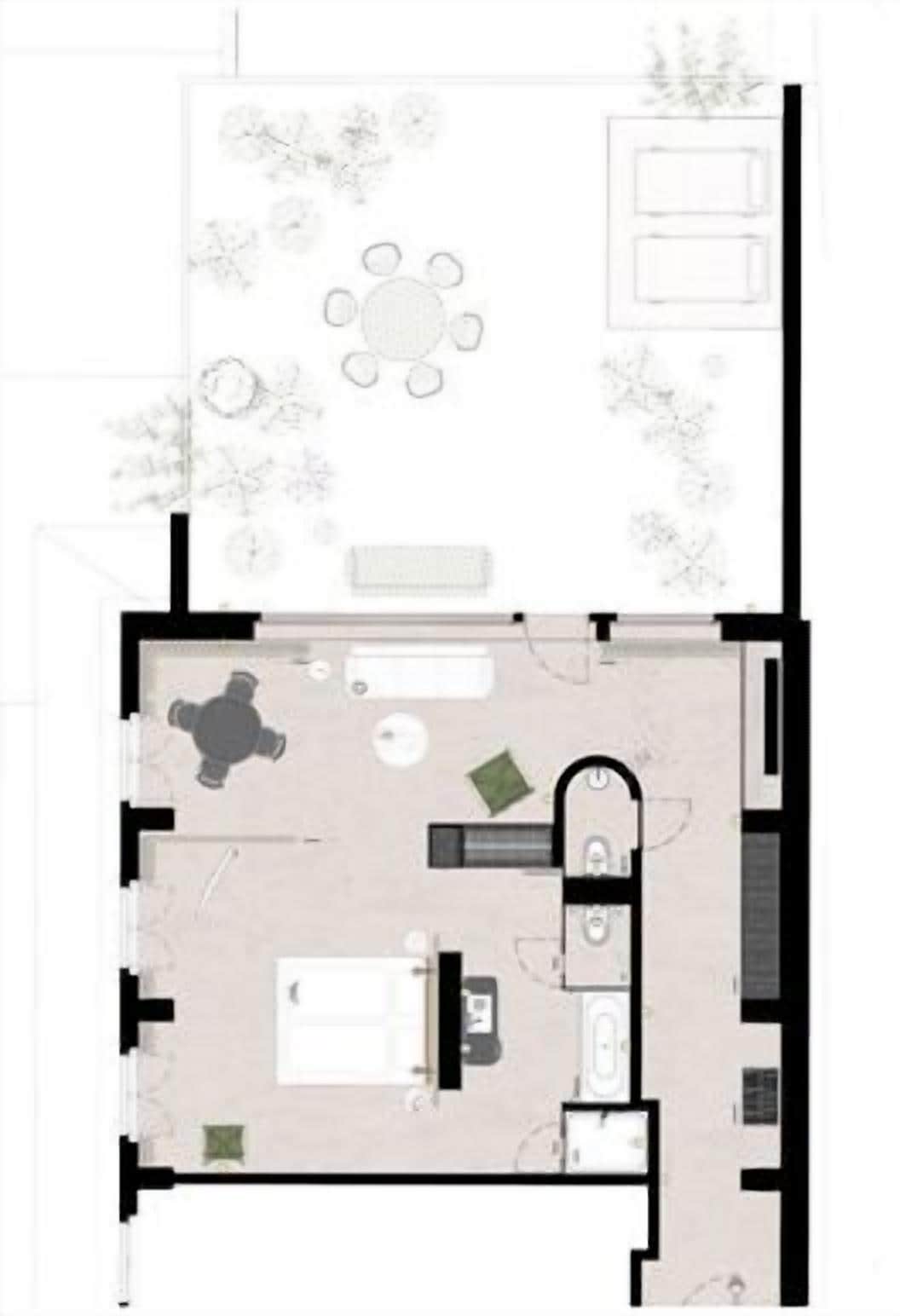 terrace suite | floor plan