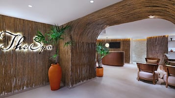 Couples treatment room(s), sauna, steam room, body treatments