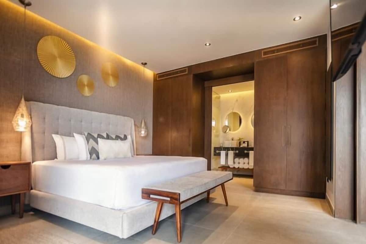 1 Schlafzimmer, hochwertige Bettwaren, Minibar, Zimmersafe