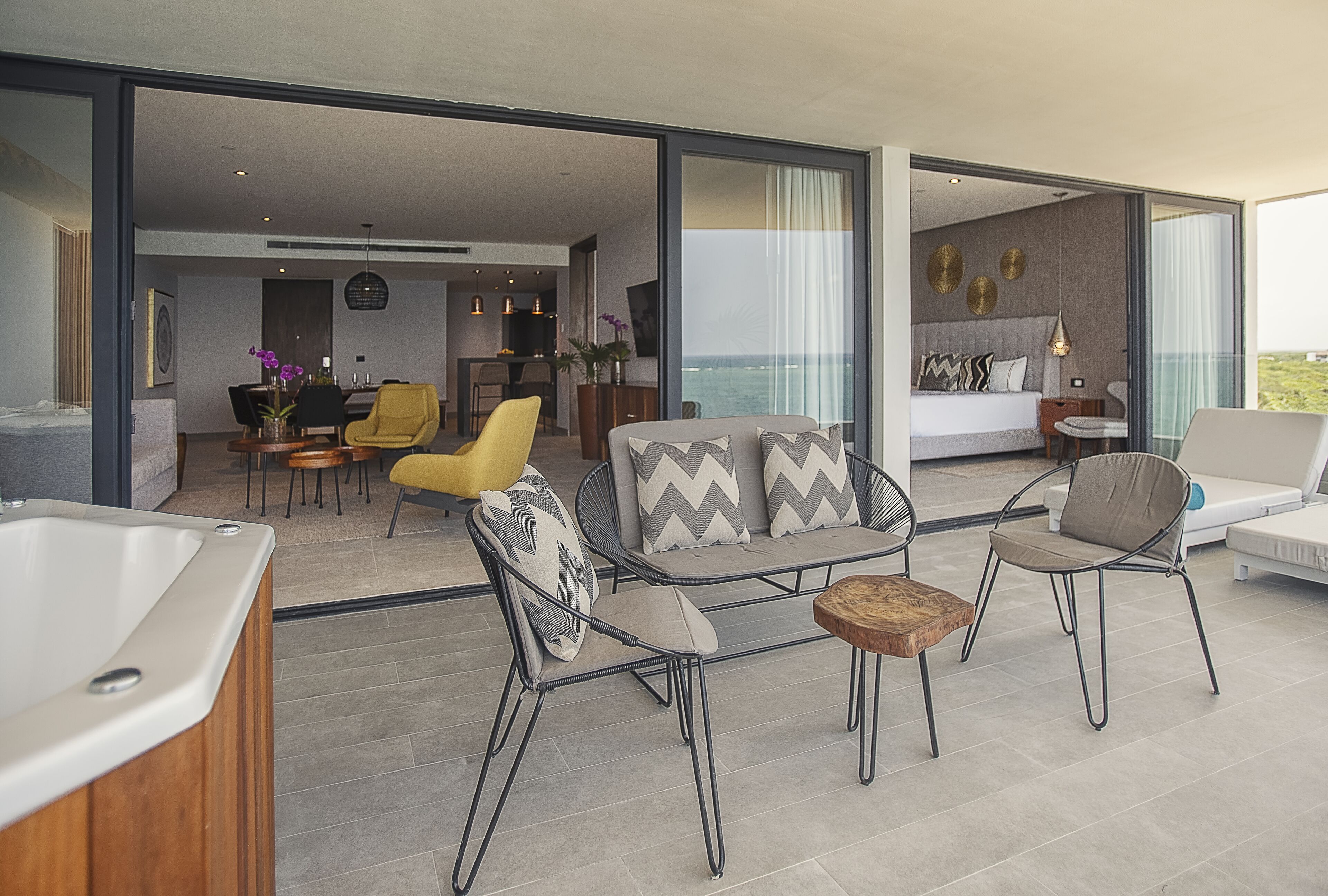 presidential suite, 3 bedrooms, oceanfront (resort residence) | 1 bedroom, premium bedding, minibar, in-room safe