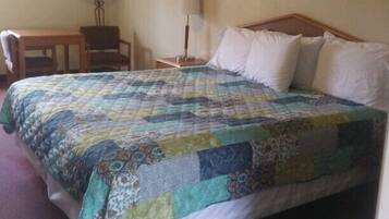 Individually decorated, individually furnished, desk, laptop workspace