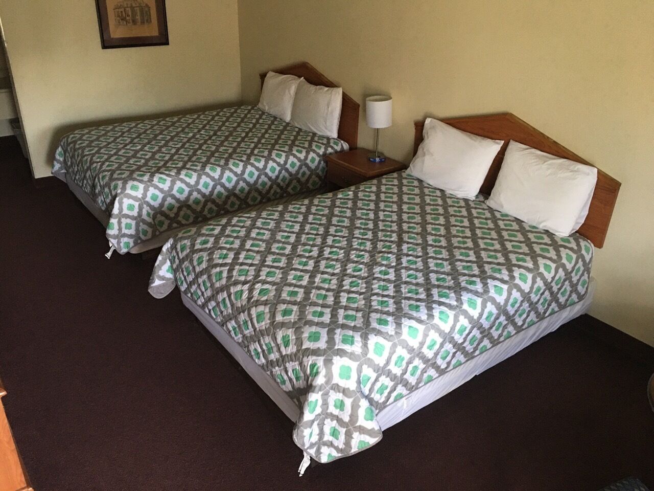 Standard Room, 2 Double Beds | Individually decorated, individually furnished, desk, laptop workspace