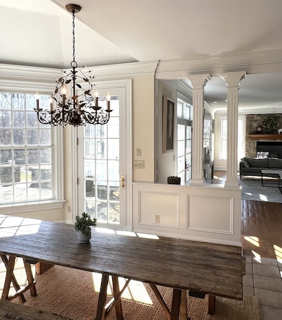 Over Sized Colonial on Private Road. 