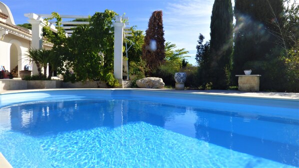 Alberca al aire libre 