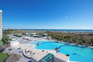 Indoor pool, a heated pool