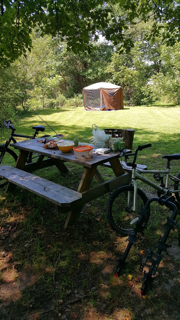 Overnatningsstedets område