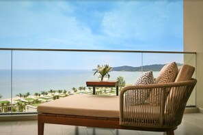 Blick vom Balkon