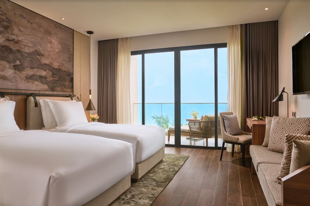 Superior Twin Room, 2 Twin Beds, Balcony, Sea View
