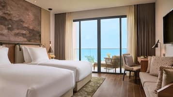 Superior Twin Room, 2 Twin Beds, Balcony, Sea View