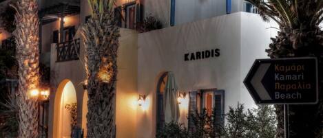 Front of property - evening/night