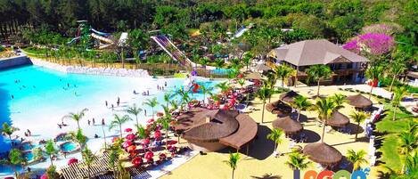 Piscina externa, piscina aquecida