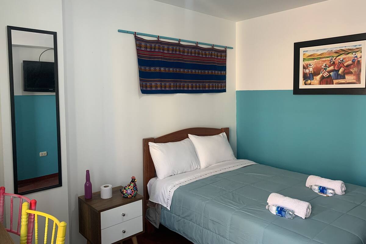 Premium bedding, down duvets, free WiFi